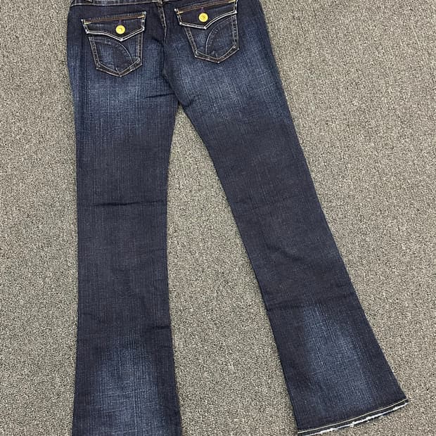 28)Georgia Love 빈티지 워싱 여성 부츠컷 데님팬츠