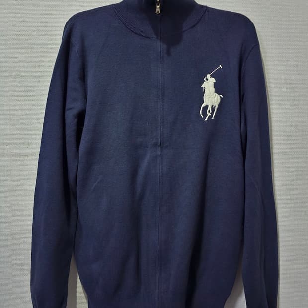 폴로 POLO 네이비 빅포니 집업 90 / S