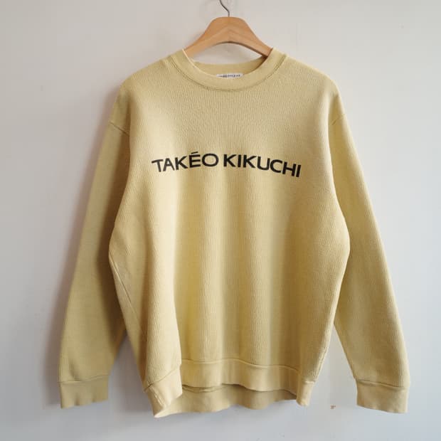 TAKEO KIKUCHI 타케오 키쿠치 레터링 맨투맨