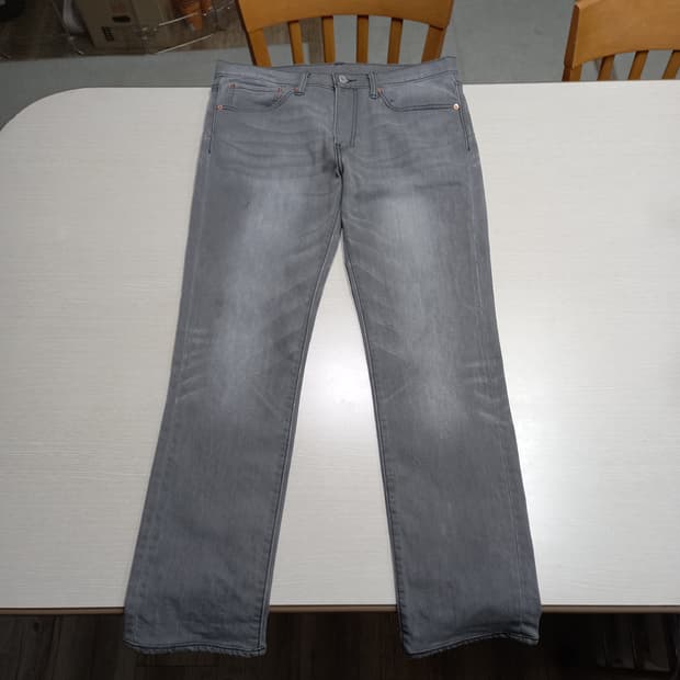 34 리바이스511 약기모 워싱 스판 슬림일자진 그레이 34-569