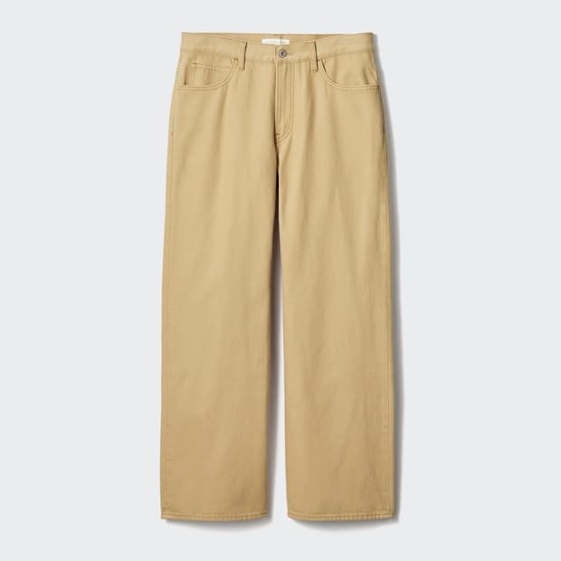 [32] 유니클로 JW Anderson 와이드스트레이트컬러진 베이지