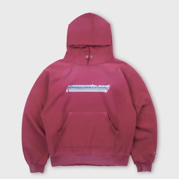 헤리티지플로스 빈티지321 후드 코랄 L