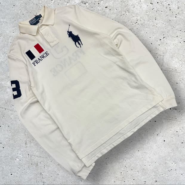 [S] 폴로 랄프로렌 프랑스 치프키프 롱슬리브 카라티 C279