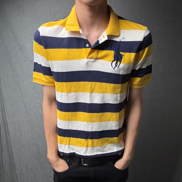 폴로 스트라이프 빅포니 카라티