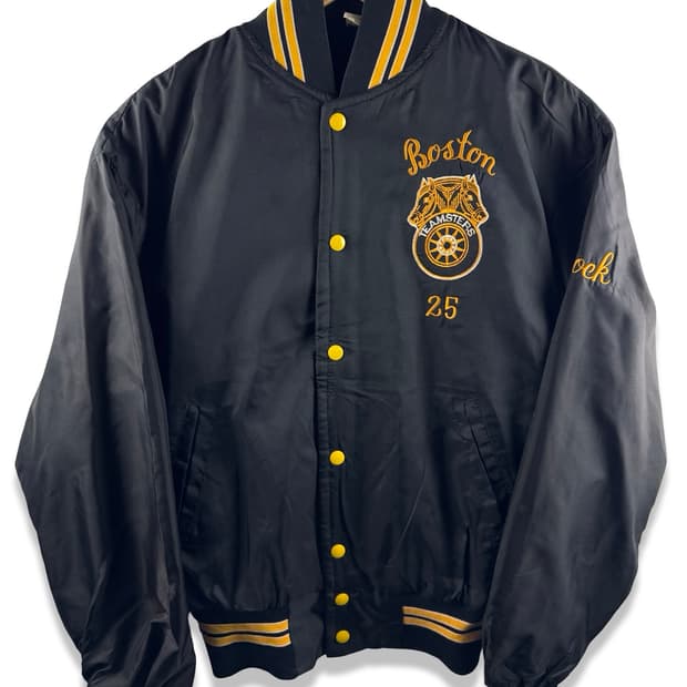 90S 미국제조 빈티지 새틴 바시티 자켓2319