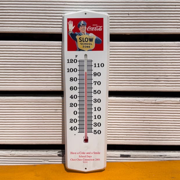 빈티지 소품 USA 코카콜라 광고 온도계