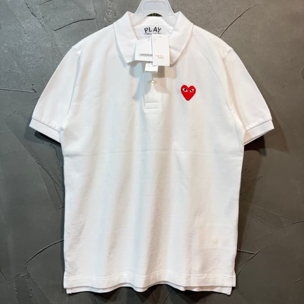 [S] COMME des GARCONS 꼼데가르송 반팔 카라티