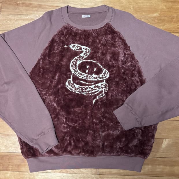 캐피탈 퍼 그리즐리 스웻셔츠 허브 레인보우 Y Pt 브라운