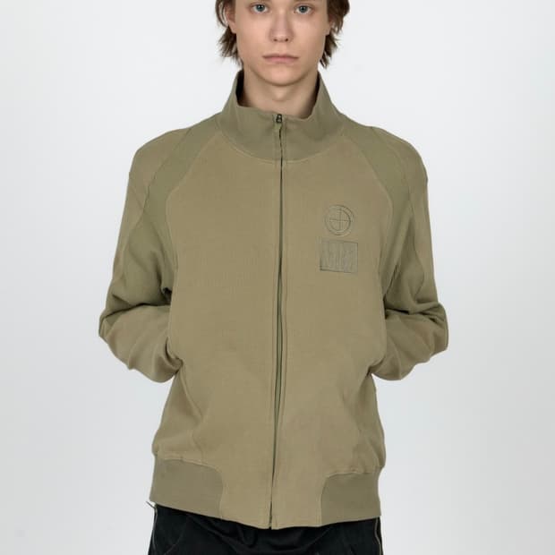 MPa CONTRAST ZIPPED JACKET (KHAKI)