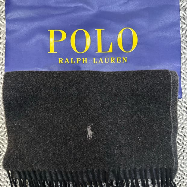 폴로 리버시블 케시미어 머플러