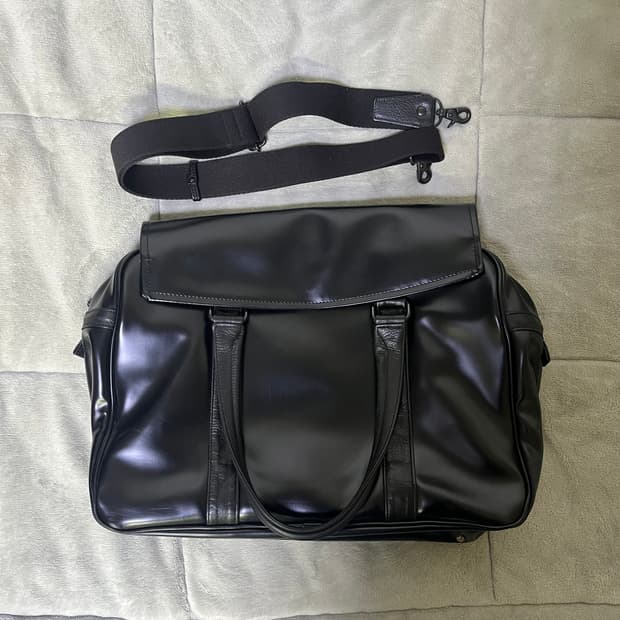 Porter x b jirushi 요시다포터 빔즈 콜라보 레더 숄더백