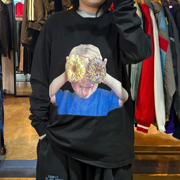 아크메드라비 베이비페이스 블랙 롱슬리브