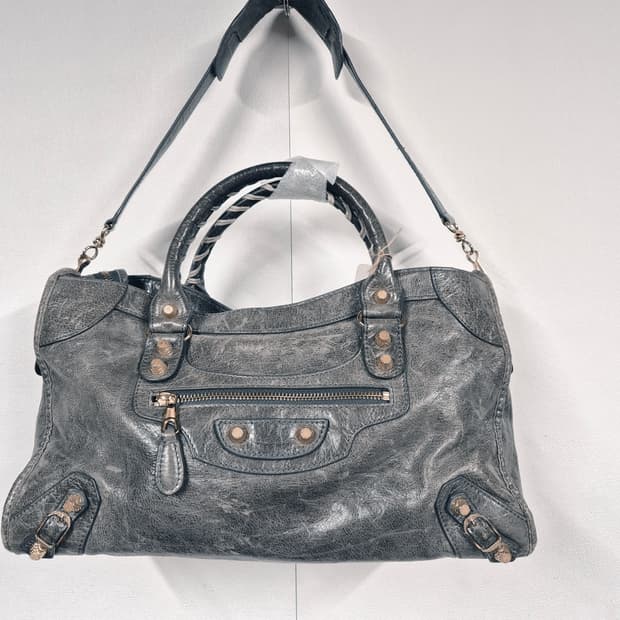 발렌시아가 토트 숄더백 