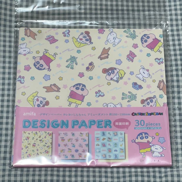 [미개봉 새상품] 일본 정품 짱구 색종이 30장