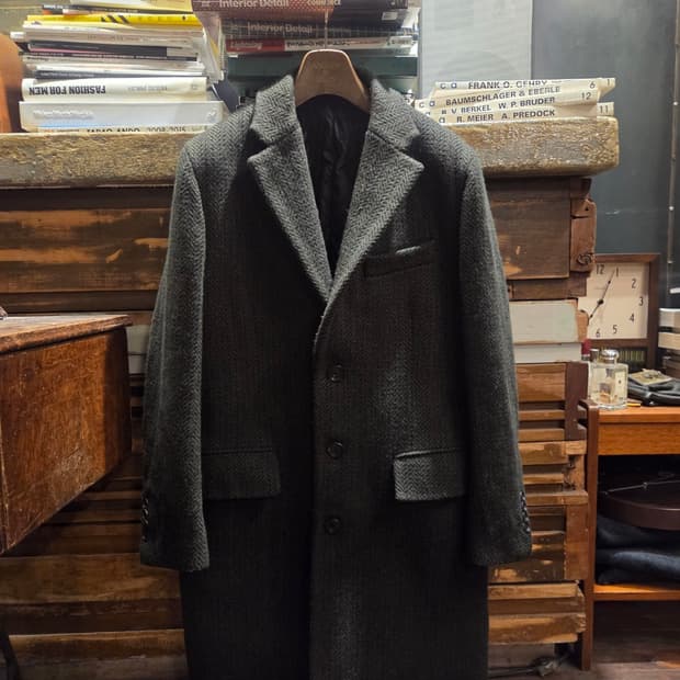 쇼앤텔 트위드코트