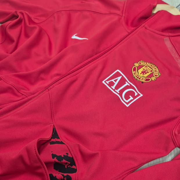 나이키 맨유 트랙 자켓 올드스쿨 빈티지