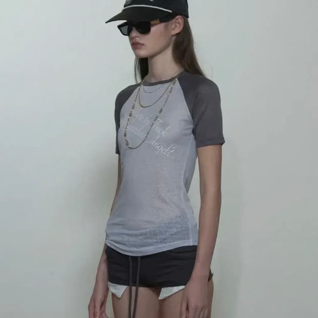 스컬프터 Missing Angel Linen Like Tee