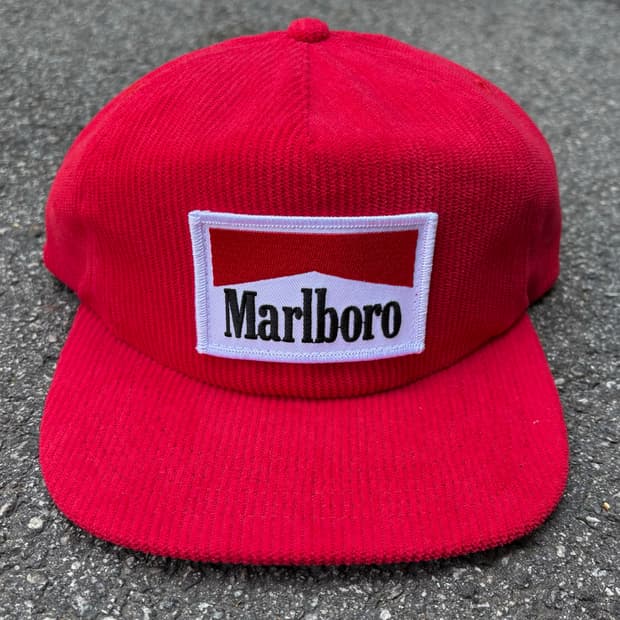 Marlboro 말보로 코듀로이 캡