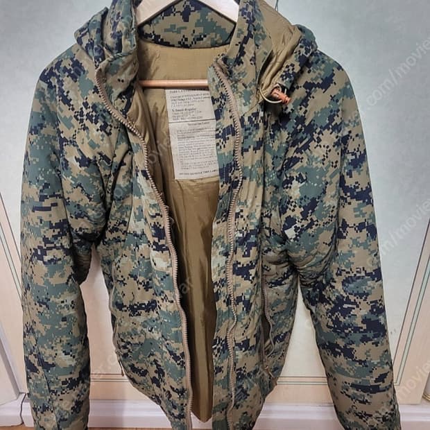 미해병대  USMC 프리마로프트 레벨7 우드마펫 해피슈트 XS사이즈