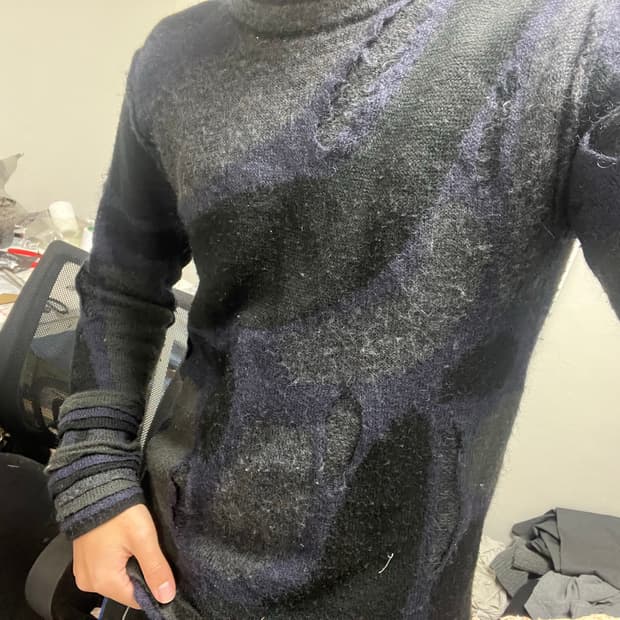 Issey miyake men 16fw 모헤어 니트