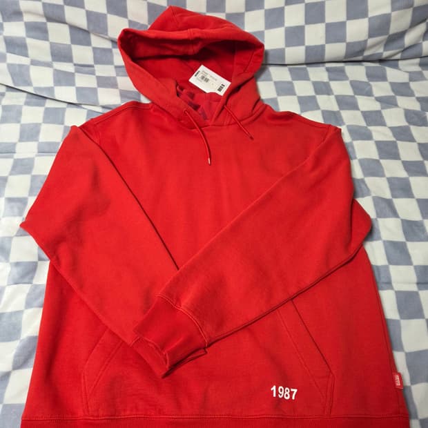 MARTIN ROSE 나파피리 바이 마틴로스 후드 레드 XL