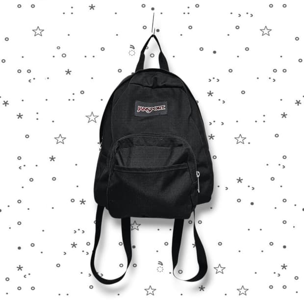 JanSport 잔스포츠 하프 파인트 미니 백팩 블랙