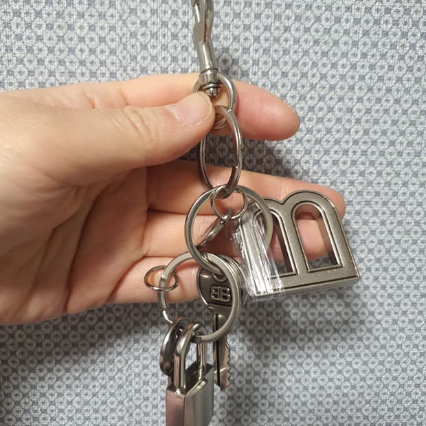 키링 발렌시아가키링 백참 새상품