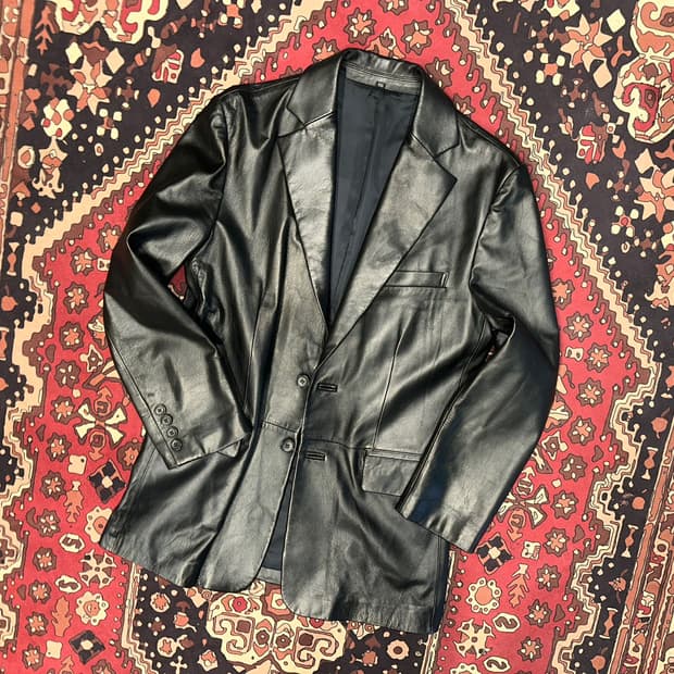 ( L ) 가죽마이 가죽자켓 레더자켓 가죽블레이저 가죽카코트 아메카지