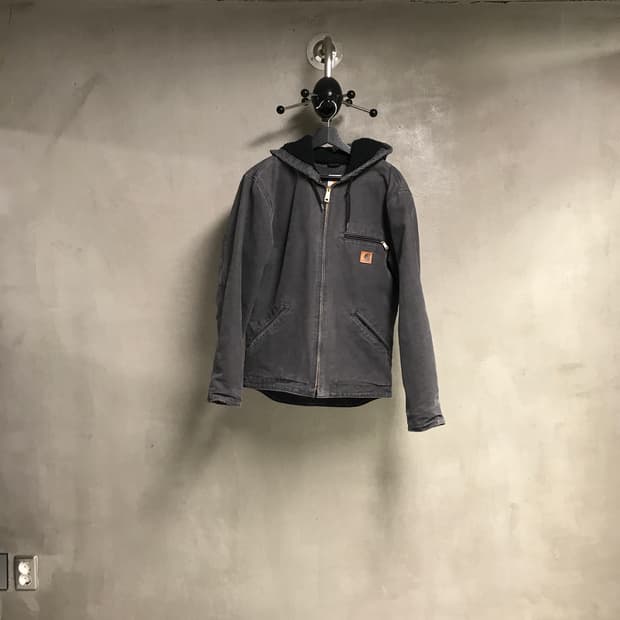 칼하트 기모 후드 워크 자켓 그레이 S