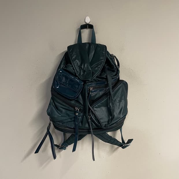 DIESEL pocket backpack blue 