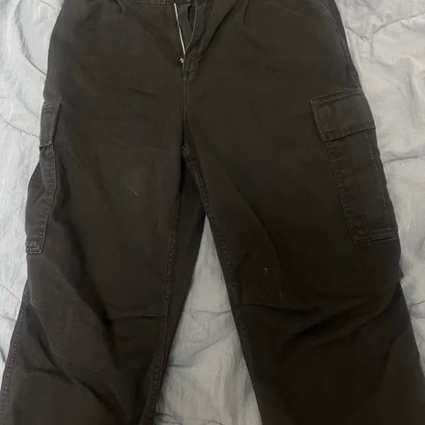 칼하트 콜카고 블랙 가먼트다이드 30