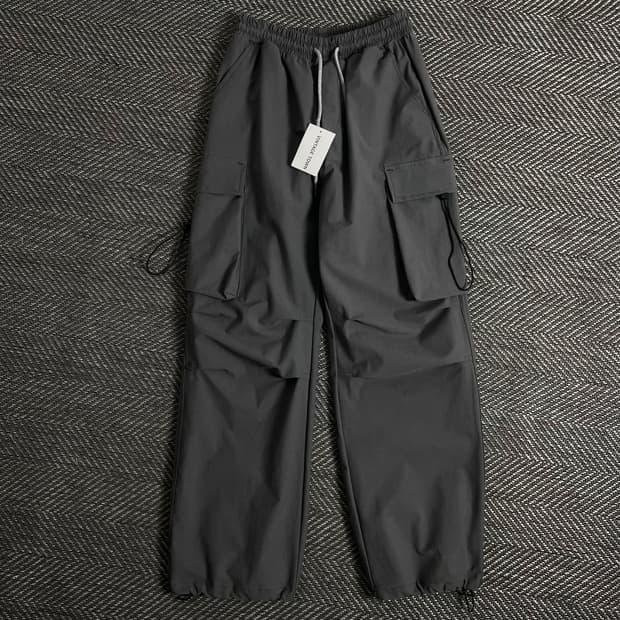 빈티지 와이드 우븐 카고 퍼티그 팬츠o 2982