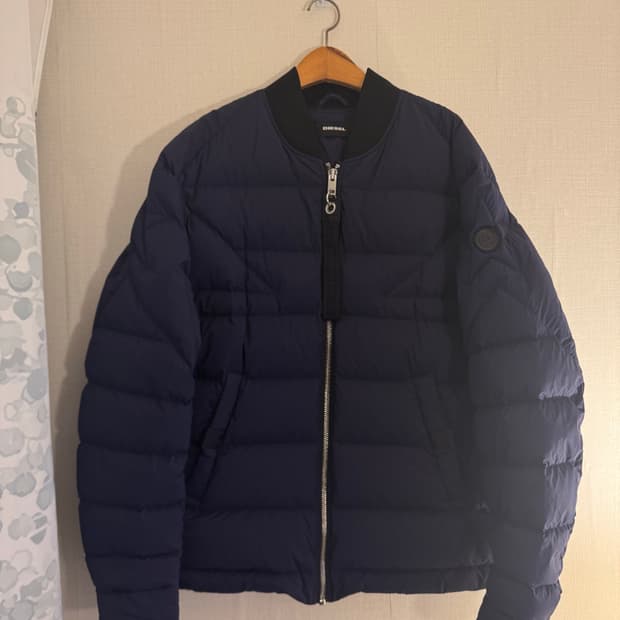 (XXL)디젤 경량패딩 자켓 네이비
