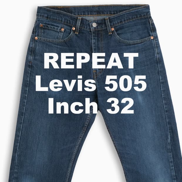 빈티지 리바이스 505 진청 32 인치 LV5053224