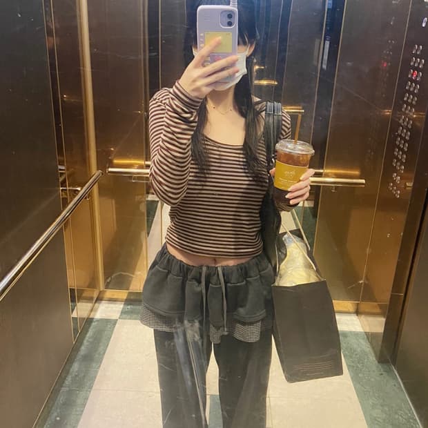 프릴 조거 하렘 투웨이 스커트팬츠 