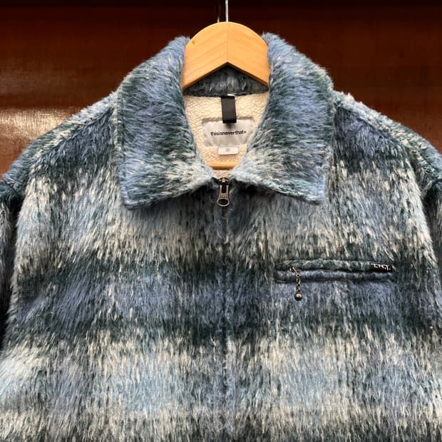 디스이즈네버뎃 브러쉬드 체크 자켓  [ 100 ]