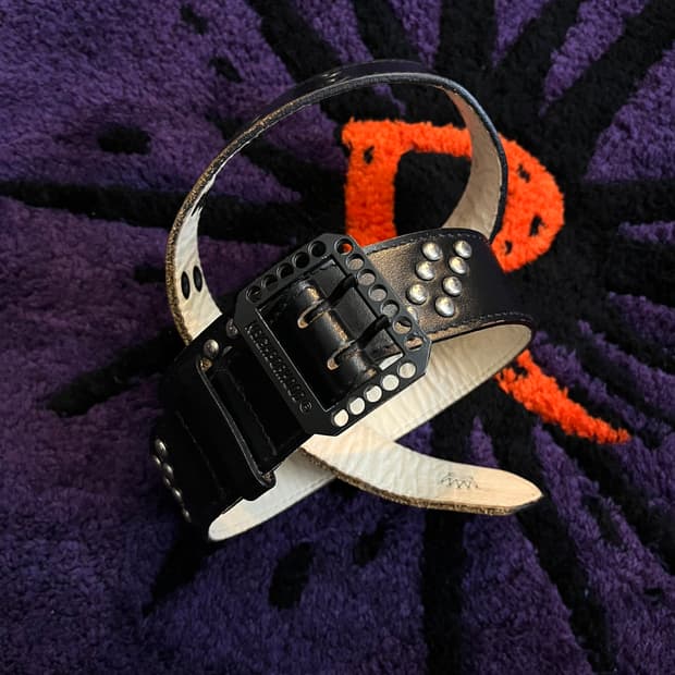 2000s 네이버후드 스터드 벨트