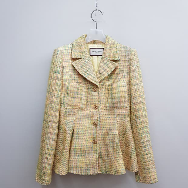 모조에스핀 트위드 테일러드 자켓 55사이즈