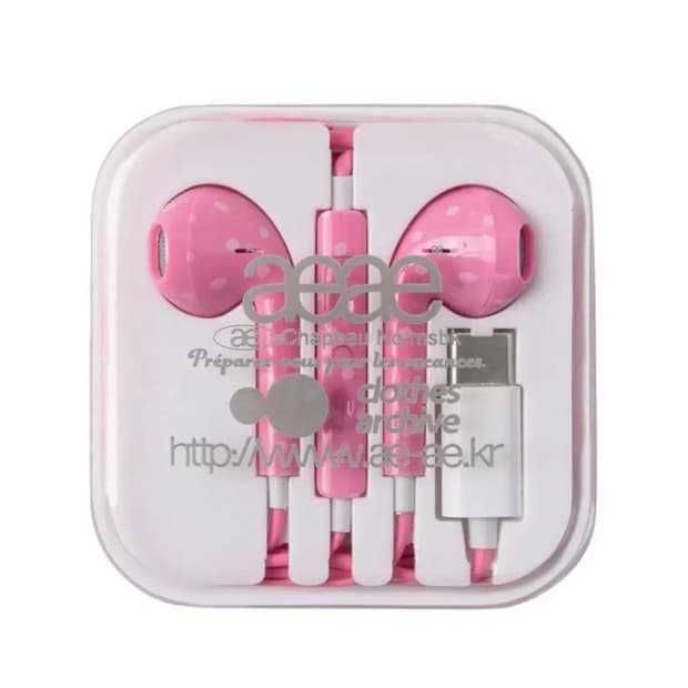 aeae이어폰 미개봉 새상품 핑크