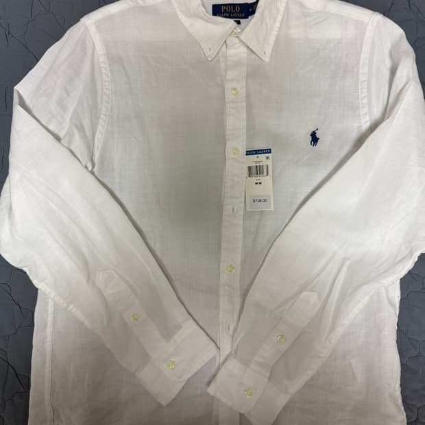 미착용 폴로 린넨 셔츠 M (95) 남여공용