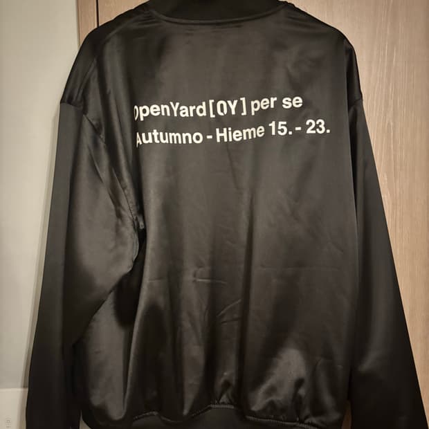 OY 오와이 리버시블 체크 블루종 L