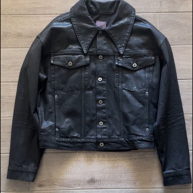 K-two waxed denim jacket 