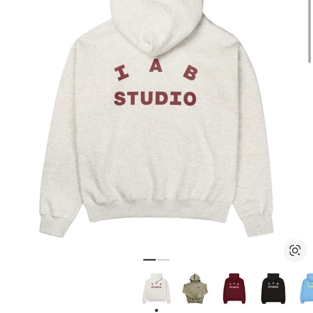 아이앱 스튜디오 후드티 구합니다