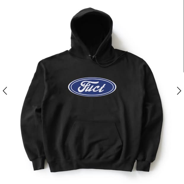 Fuct 오발 로고 후디