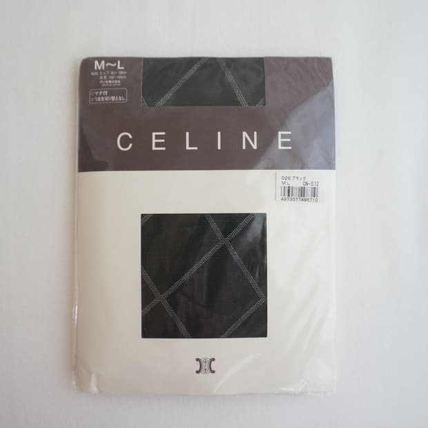 셀린느 그리드 패턴 스타킹