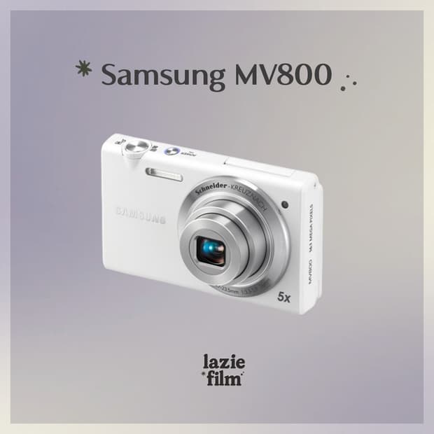 셀카✧･ﾟSamsung MV800 삼성 한효주 디카 미러팝