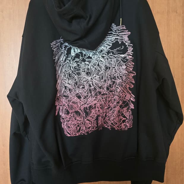 송지오 자수 후드집업 판매