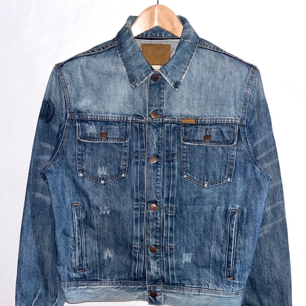 Ezra Fitch 워싱 데님 자켓