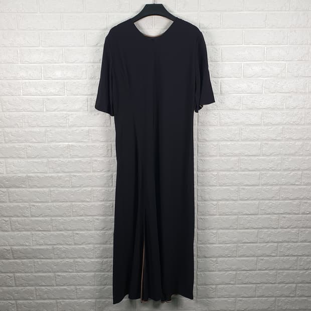 [55]한섬 더캐시미어 반팔 롱 원피스