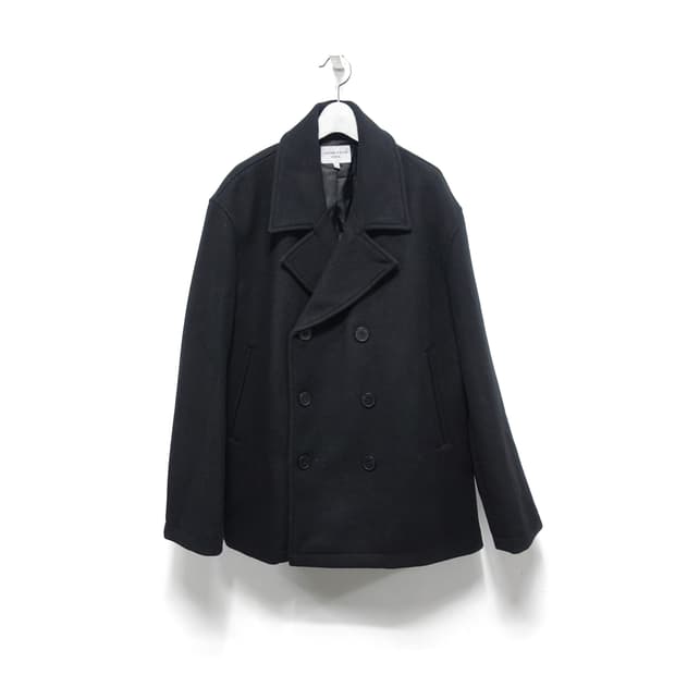 [L] 커스텀어클락 하프 더블 피코트